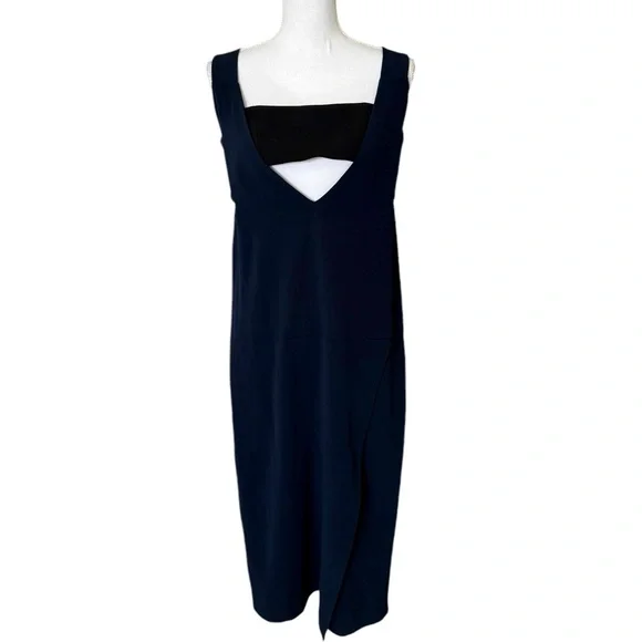 NWT Derek Lam 10 Crosby Navy Dress - Picture 1 of 11